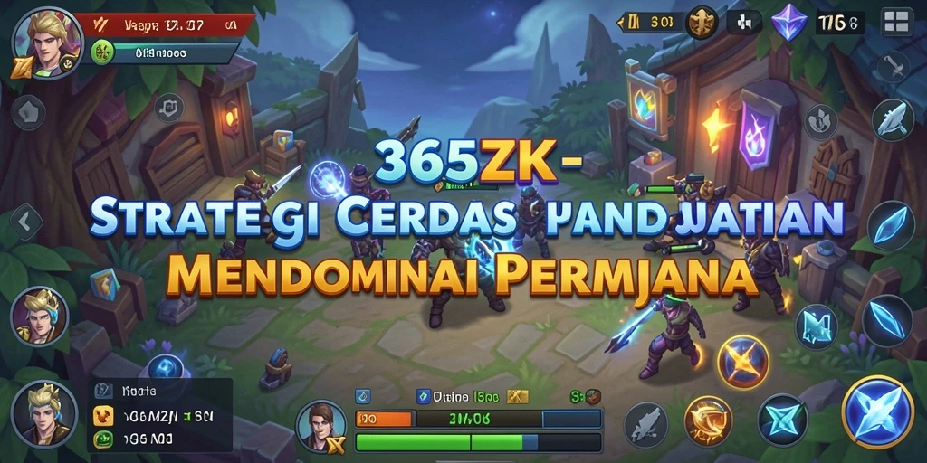 Tampilan gameplay 365ZK yang dinamis dan mendebarkan.
