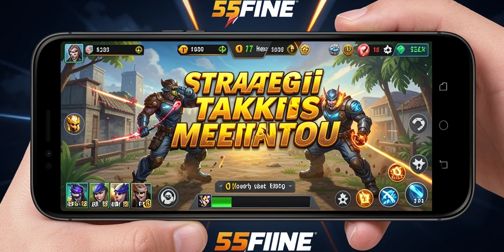 Gameplay 55FIVE yang strategis dan penuh tantangan.