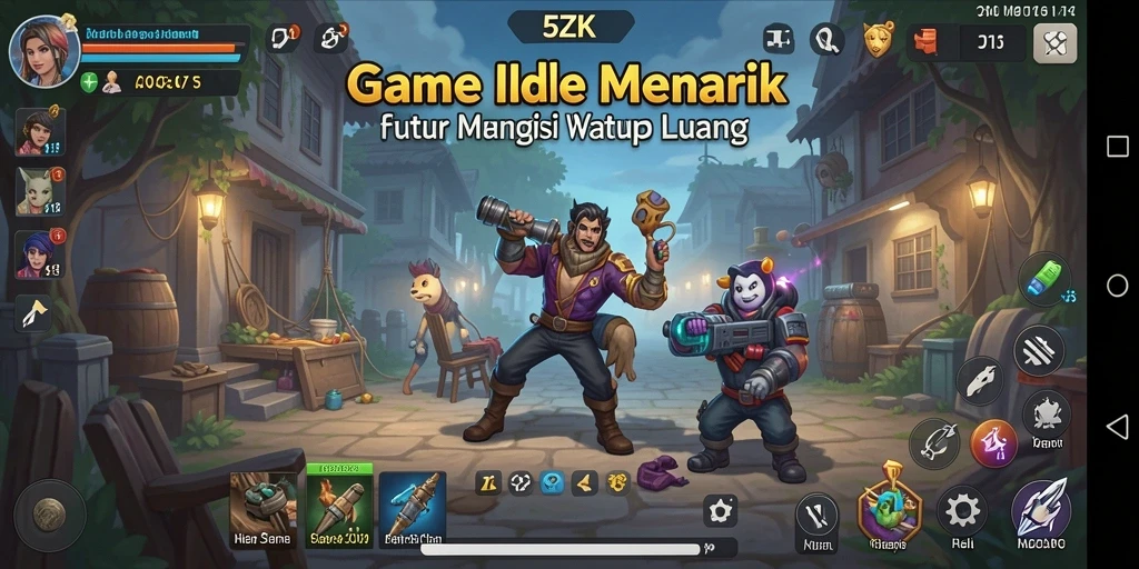 Tampilan gameplay menarik dari 5ZK yang menghibur.