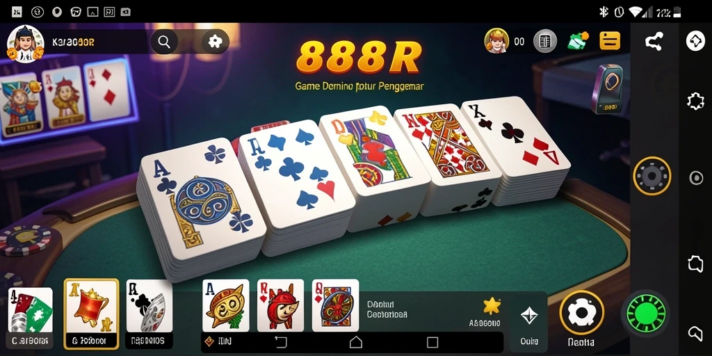 Tampilan gameplay 888R dengan pemain yang berkompetisi secara intens.