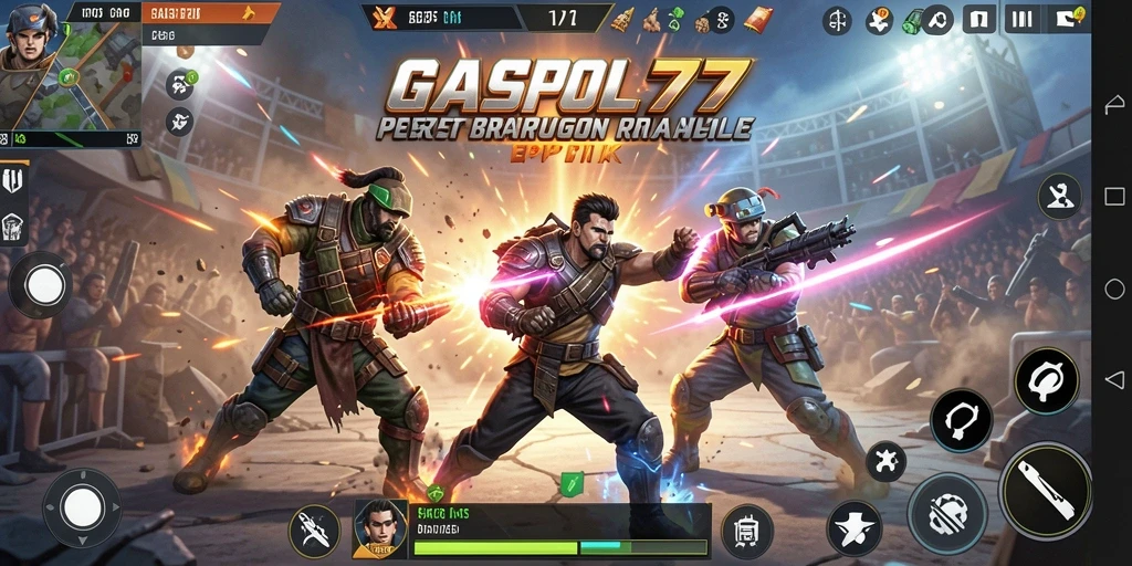 Gameplay seru dan menantang dari GASPOL77 di dunia Battle Royale.