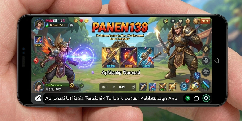 Tampilan antarmuka utama aplikasi PANEN138 yang mudah digunakan.
