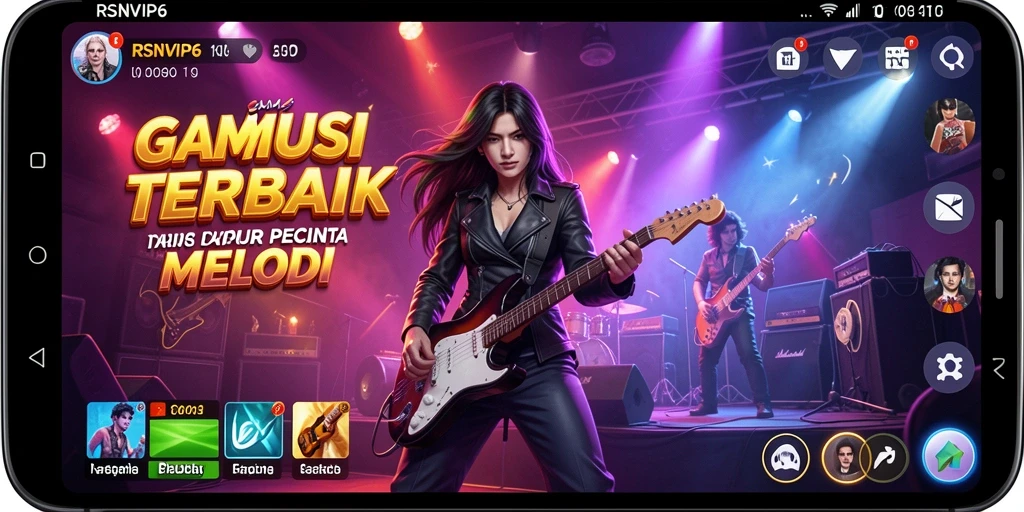 Screenshot gameplay <strong>RSNVIP6</strong> yang menunjukkan momen seru bermain musik.