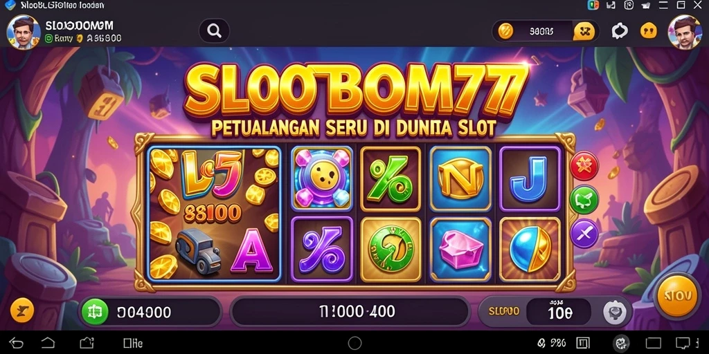 Screenshot gameplay SLOTBOM77 menampilkan petualangan seru dan grafik yang memukau.
