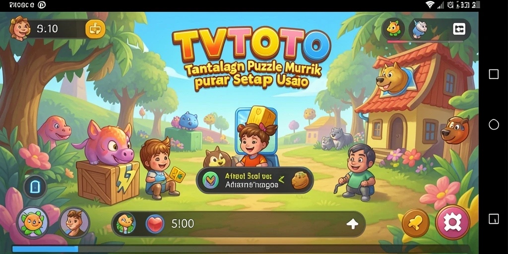 Gameplay TVTOTO yang penuh tantangan dan seru