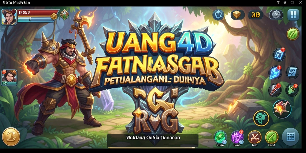 Tangkapan layar menampilkan aksi seru dalam petualangan RPG.